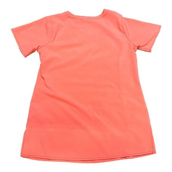 Carhartt Force Women's XS Coral Peach Scrub Top Pocket Quick-Dry Performance - Picture 6 of 7